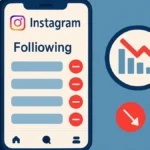 Schermata di Instagram con un icona di Seguiti