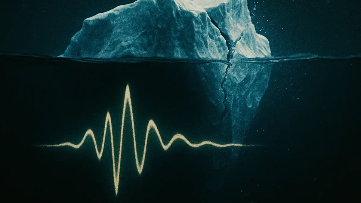 Spettrogramma del suono Bloop NOAA