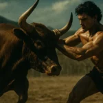 Statua antica che rappresenta un atleta Minoico