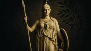 Statua di Atena Parthenos in armatura