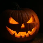 Zucca intagliata di Halloween