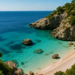 insenatura rocciosa e selvaggia isola di Palmarola