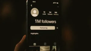 profilo instagram con un milione di follower