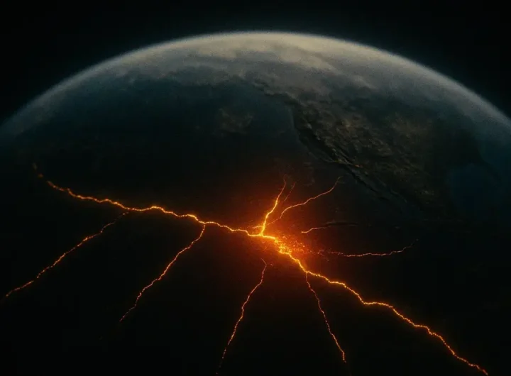 Mappa geologica semplificata che mostra la frammentazione della placca tettonica Explorer