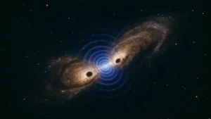 Onde gravitazionali a bassa frequenza generate dalla fusione di due buchi neri