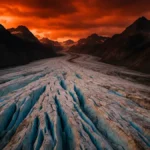 Paesaggio montano drammatico