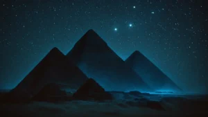 Piramidi di Giza allineate sotto la Via Lattea