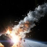 Rischio Impatto con la Luna e Sciame Meteorico sulla Terra