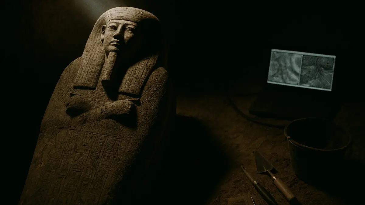 Statua di bronzo etrusco-romana restaurata