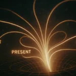 Visualizzazione artistica dello spazio-tempo piegato