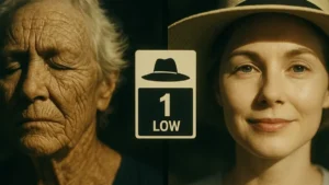 concetto di equilibrio tra esposizione solare e protezione