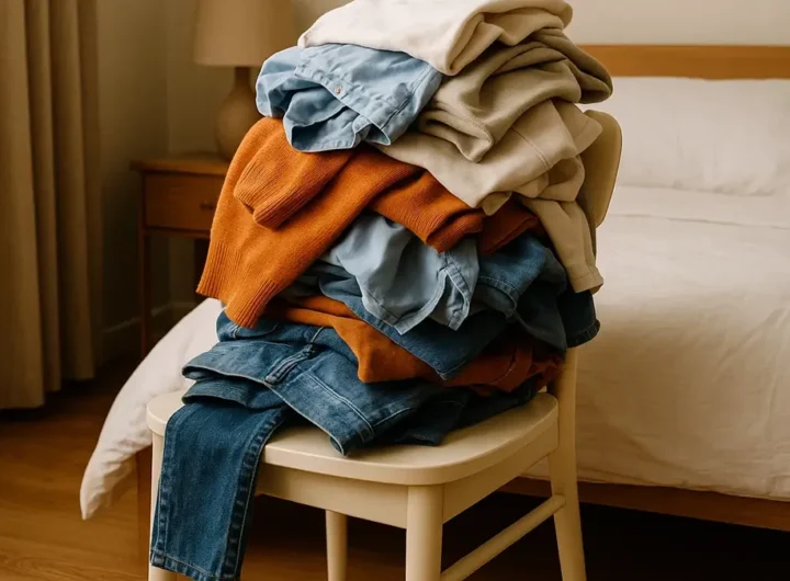 domare-sedia-vestiti-ordine-duraturo