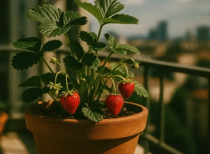 coltivare-fragole-in-vaso