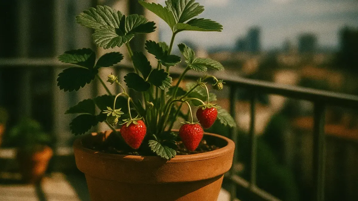 coltivare-fragole-in-vaso