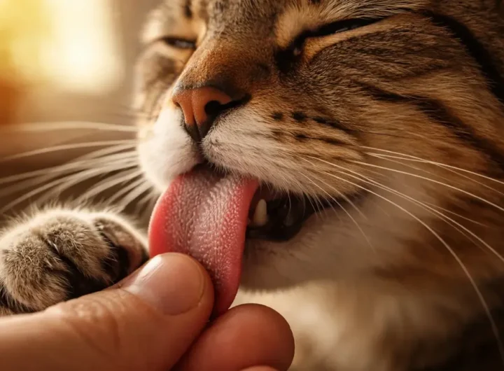 scienza-comportamento-felino-perche-gatti-leccano-proprietari