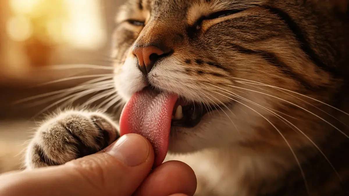 scienza-comportamento-felino-perche-gatti-leccano-proprietari